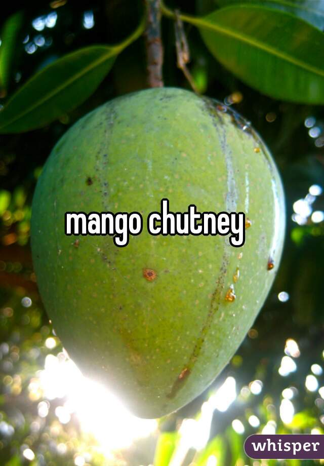 mango chutney  