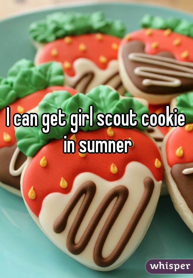 I can get girl scout cookie in sumner