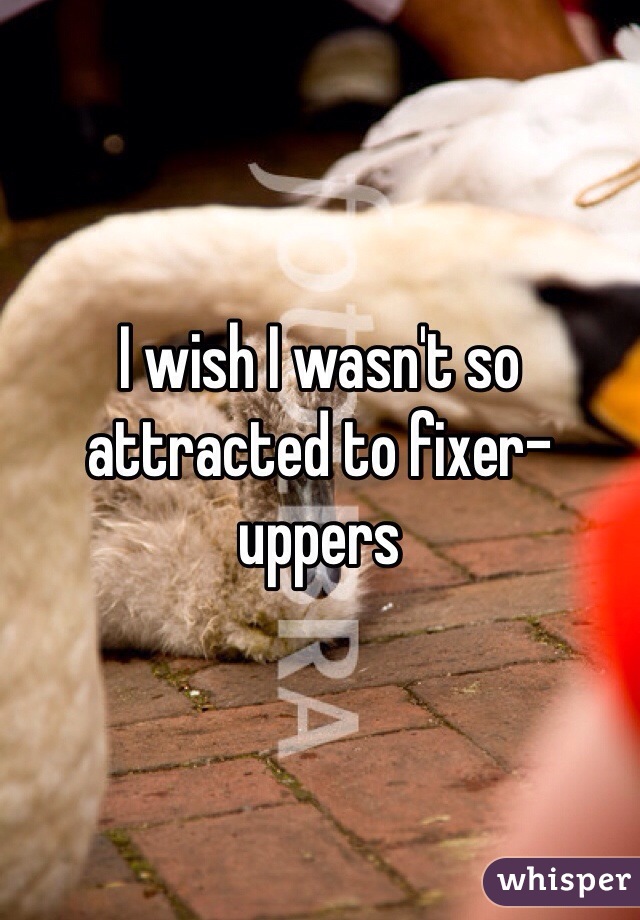 I wish I wasn't so attracted to fixer-uppers