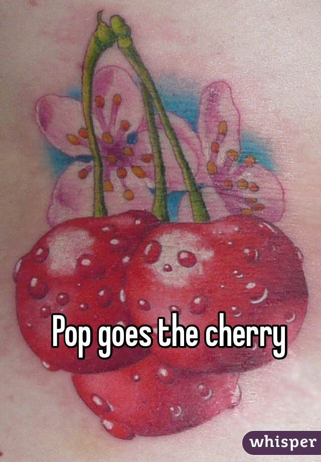 Pop goes the cherry