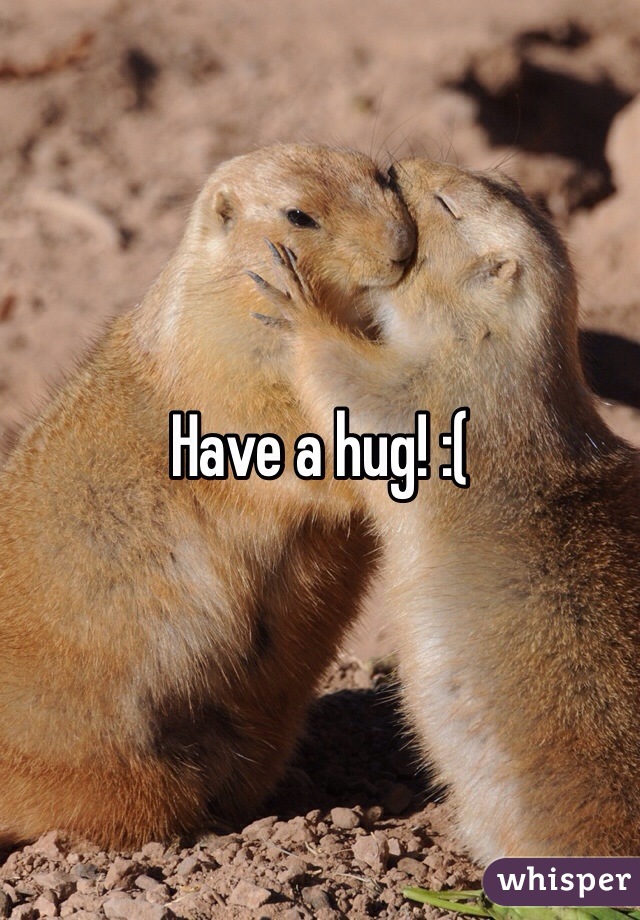 Have a hug! :(