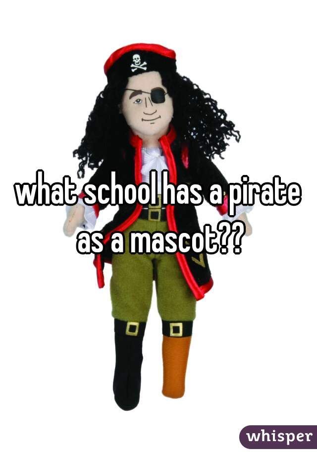 what school has a pirate as a mascot??