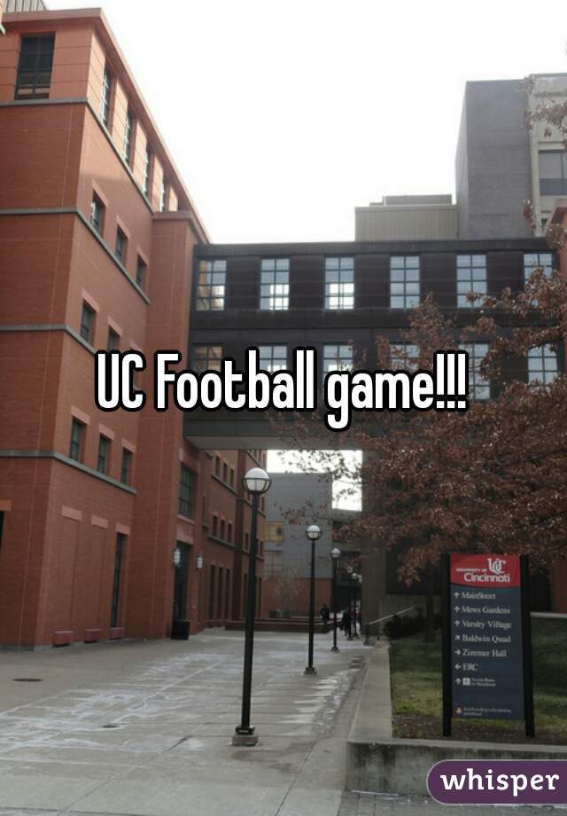 UC Football game!!!