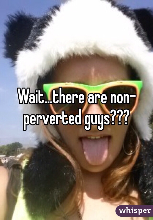 Wait...there are non-perverted guys???