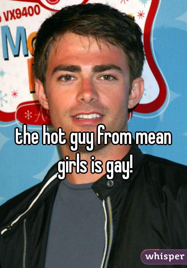 the hot guy from mean girls is gay!