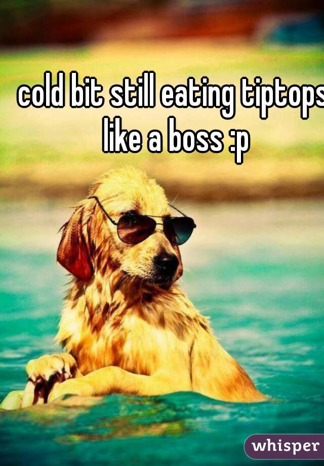 cold bit still eating tiptops like a boss :p