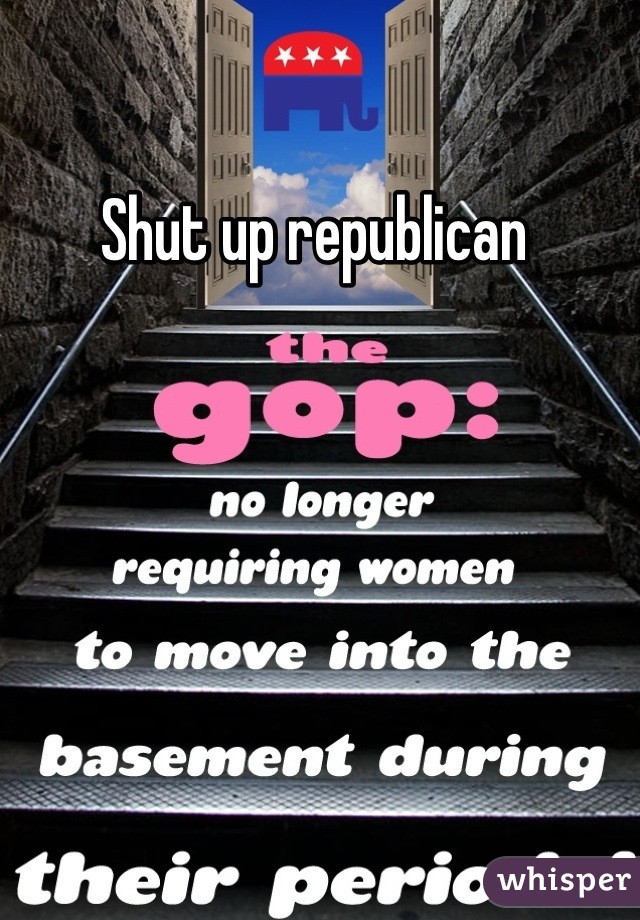 Shut up republican 