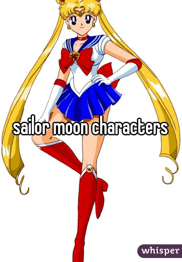 sailor moon characters