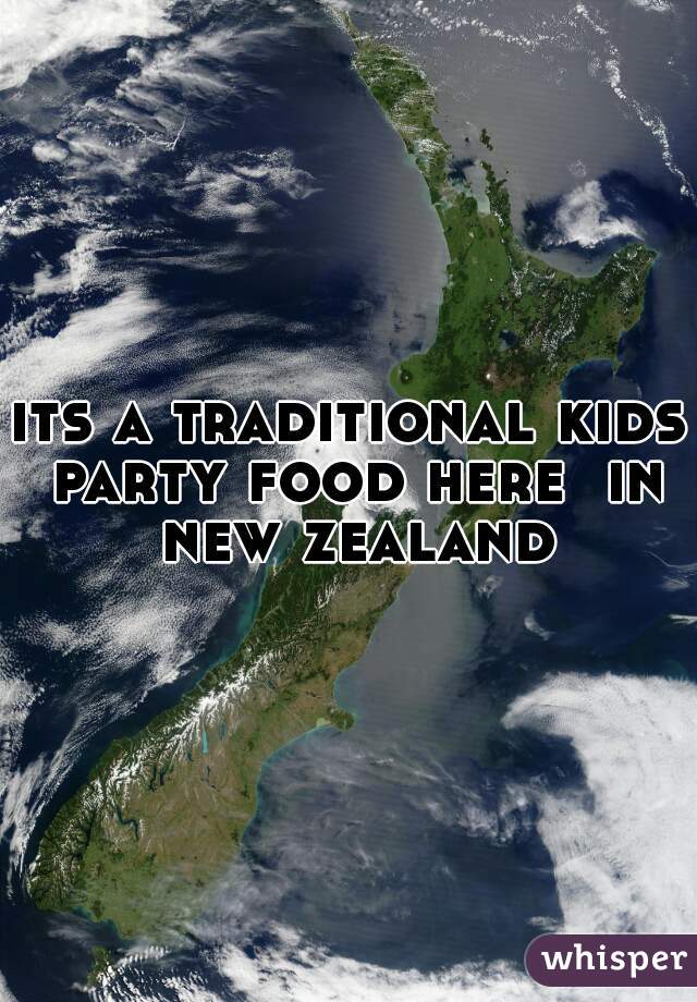 its a traditional kids party food here  in new zealand