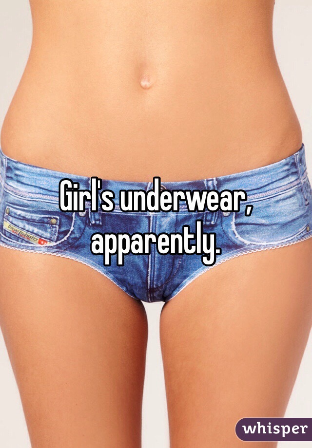 Girl's underwear, apparently. 