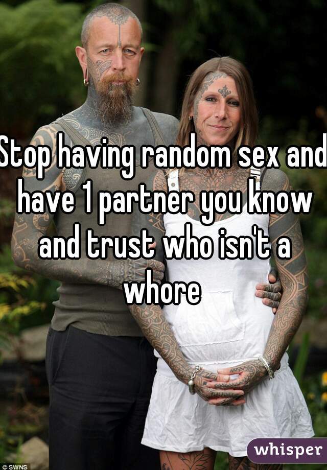 Stop having random sex and have 1 partner you know and trust who isn't a whore 