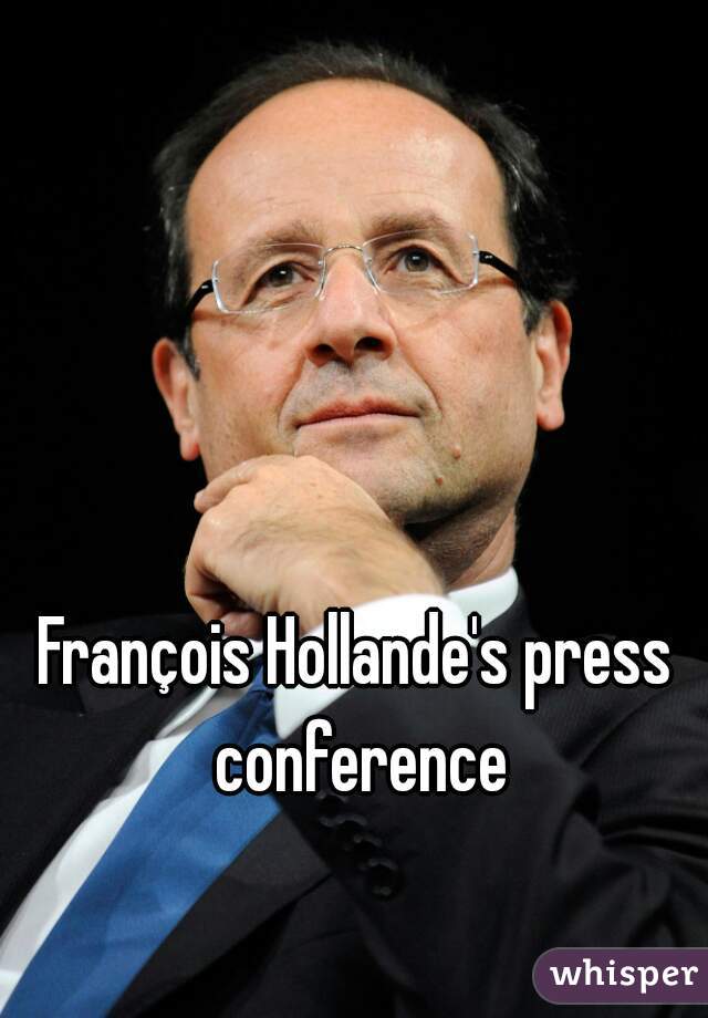 François Hollande's press conference