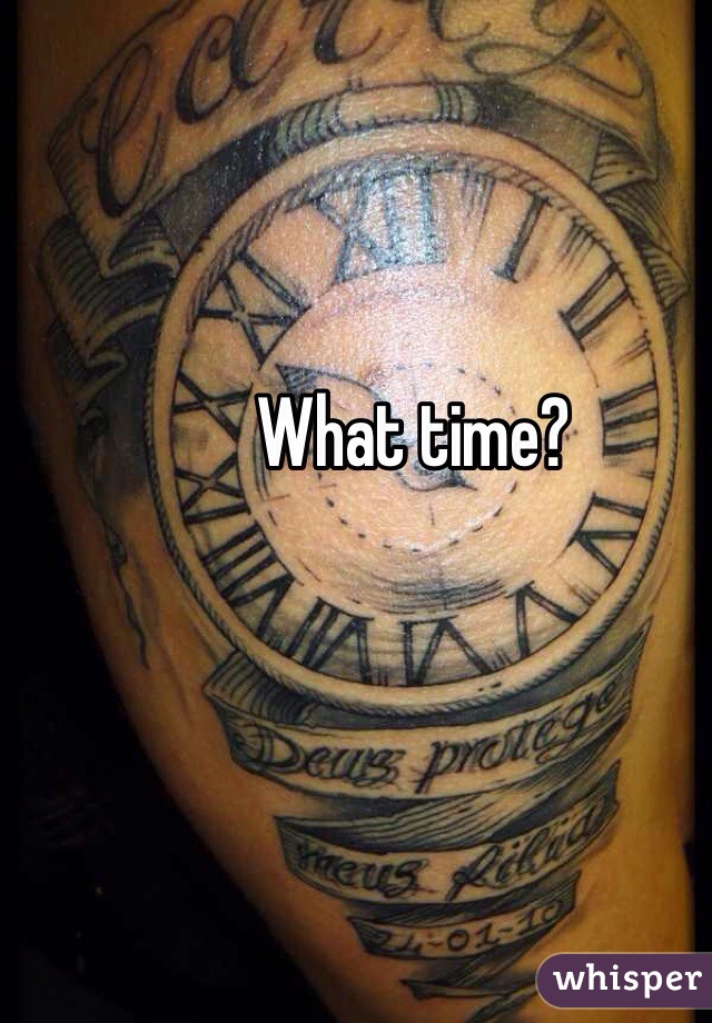 What time? 