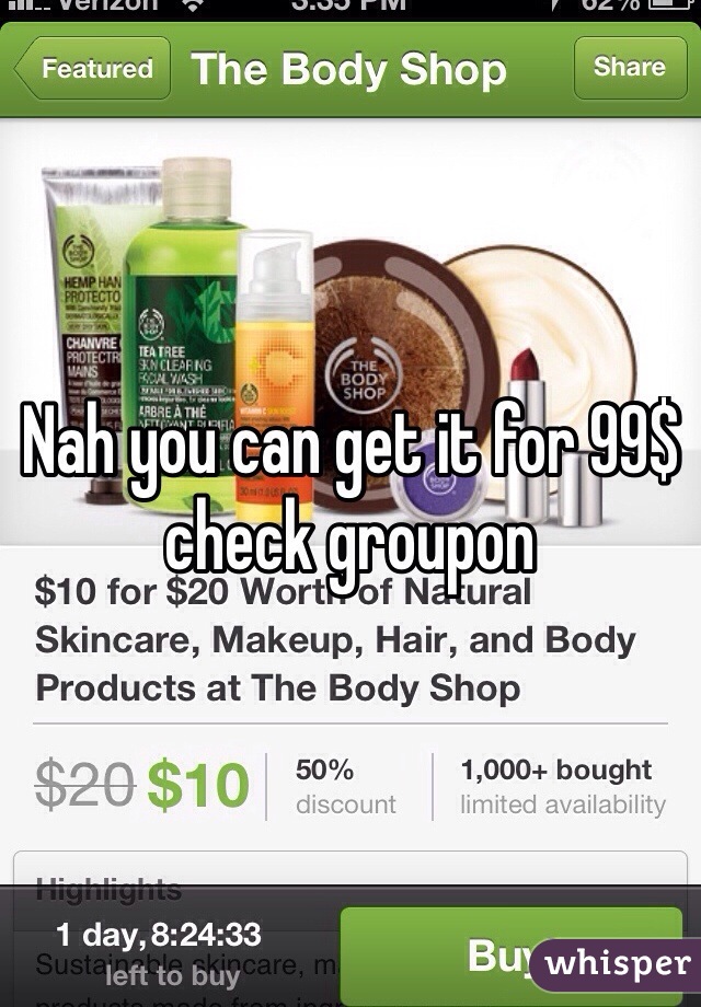 Nah you can get it for 99$ check groupon