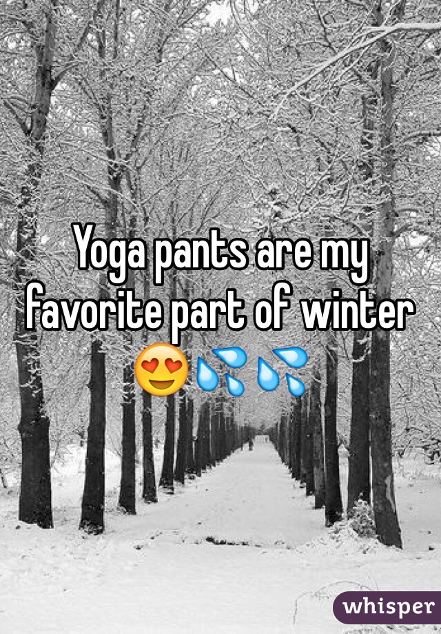 Yoga pants are my favorite part of winter 😍💦💦 