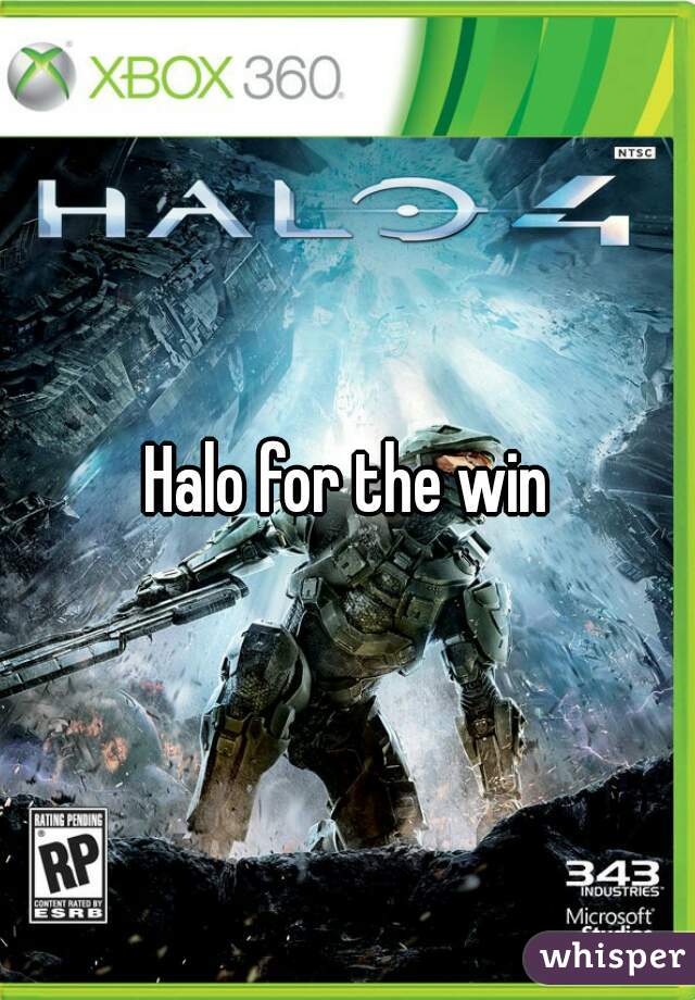 Halo for the win