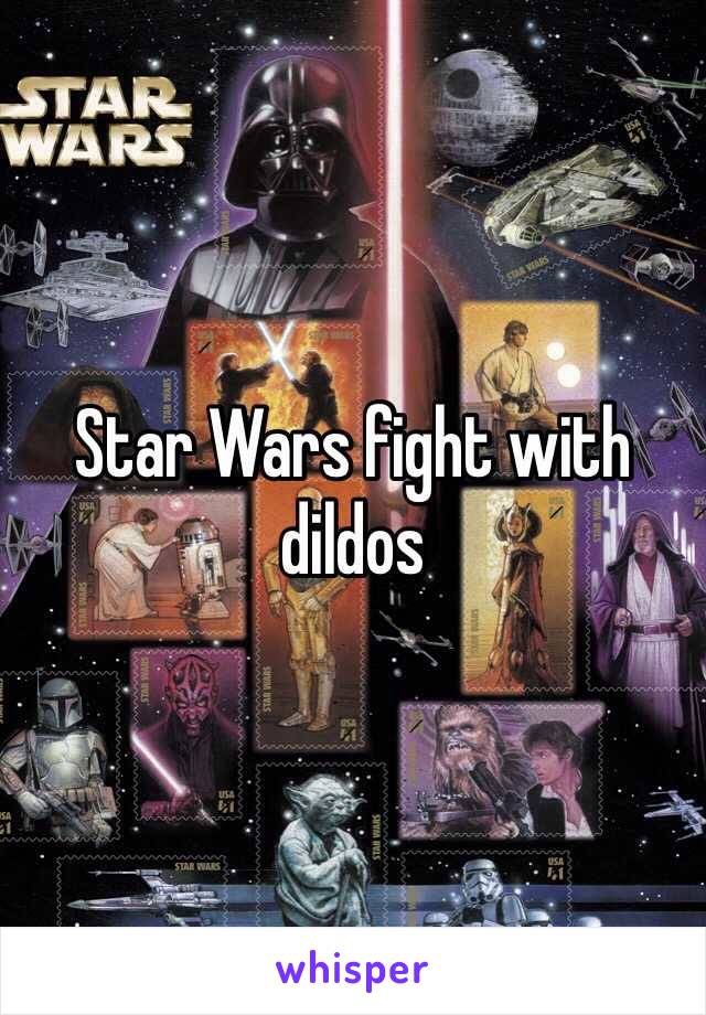 Star Wars fight with dildos