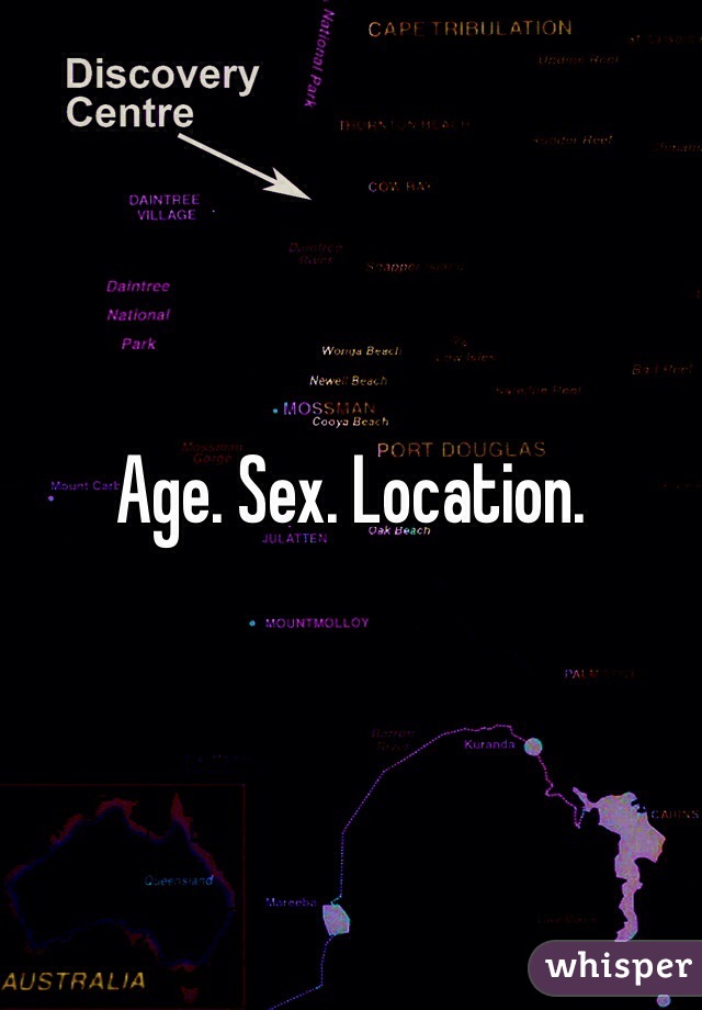Age. Sex. Location. 