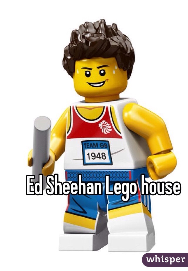 Ed Sheehan Lego house