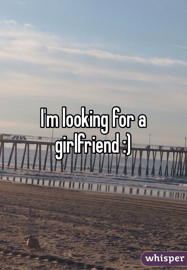 I'm looking for a girlfriend :)