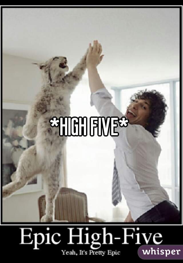*HIGH FIVE* 