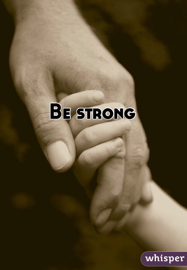 Be strong
