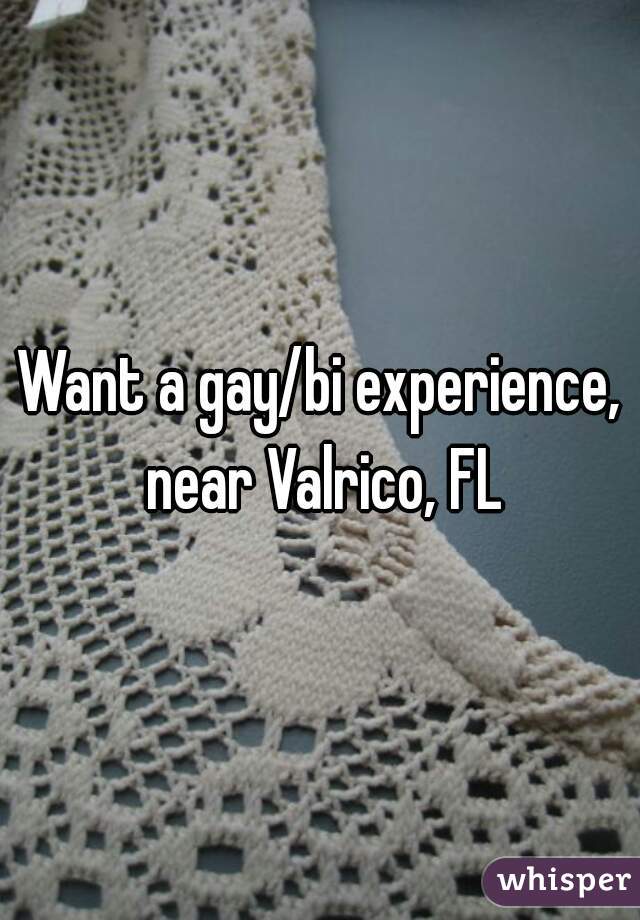 Want a gay/bi experience, near Valrico, FL