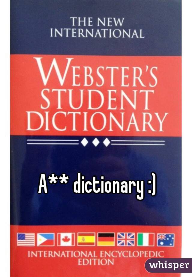 A** dictionary :)
