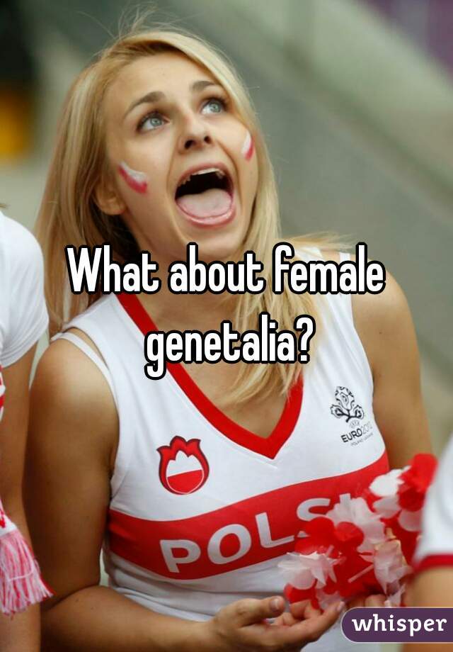 What about female genetalia?