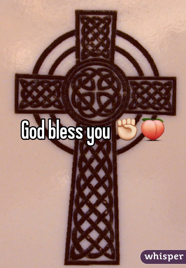 God bless you ✊🍑