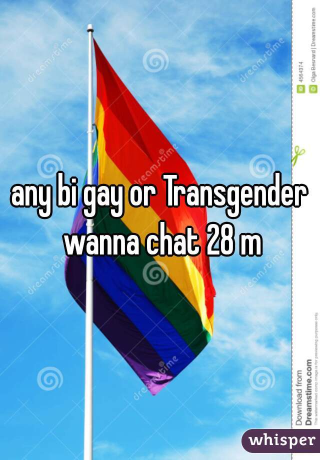 any bi gay or Transgender wanna chat 28 m