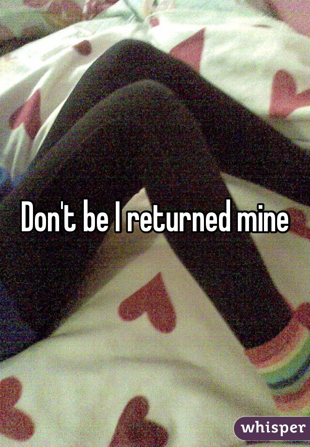 Don't be I returned mine 