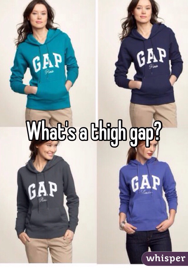 What's a thigh gap?