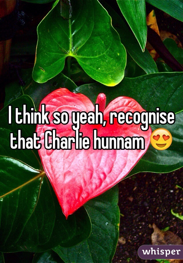 I think so yeah, recognise that Charlie hunnam 😍