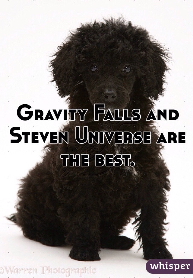 Gravity Falls and Steven Universe are the best.