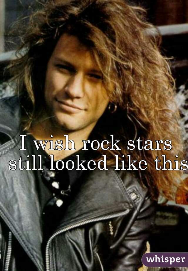 I wish rock stars still looked like this.