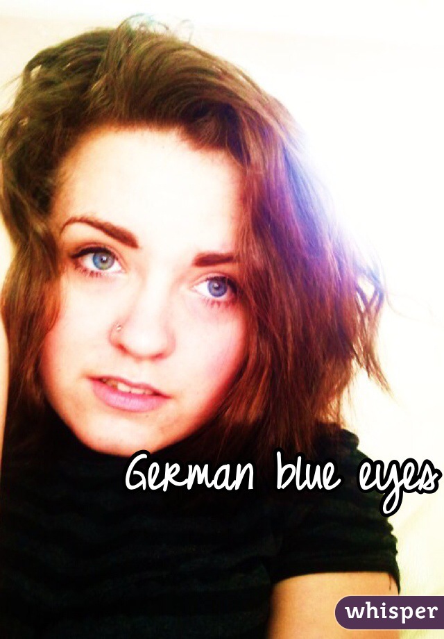 German blue eyes