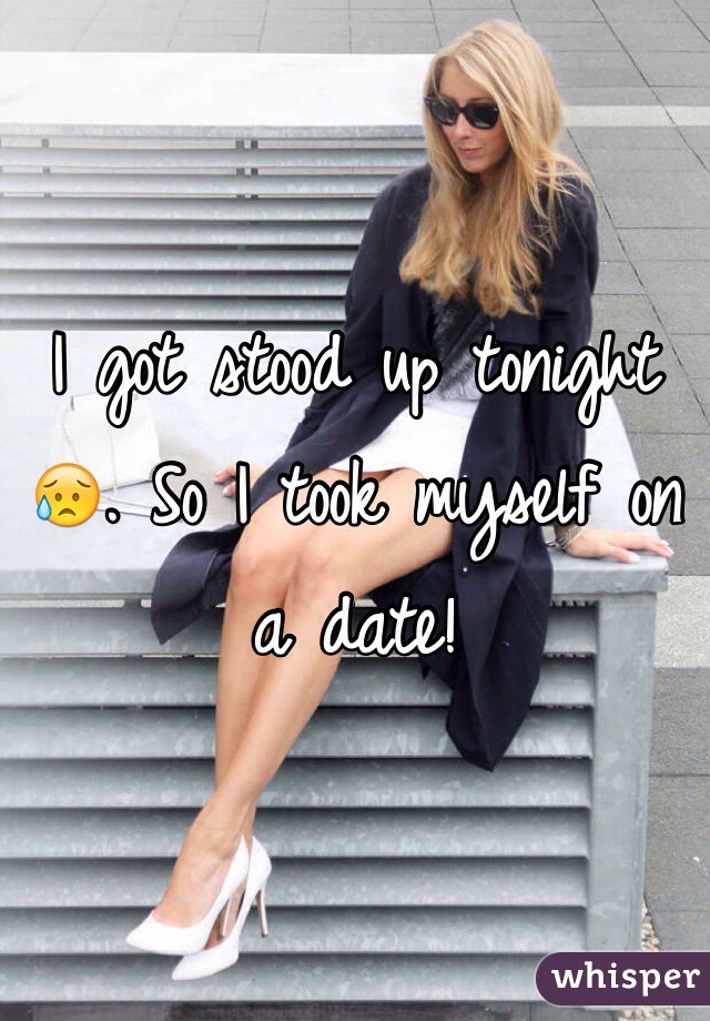 I got stood up tonight 😥. So I took myself on a date!