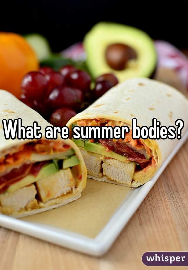 What are summer bodies?