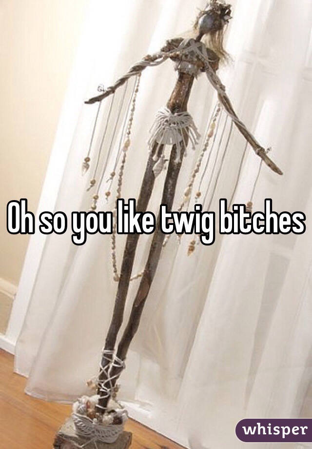 Oh so you like twig bitches 