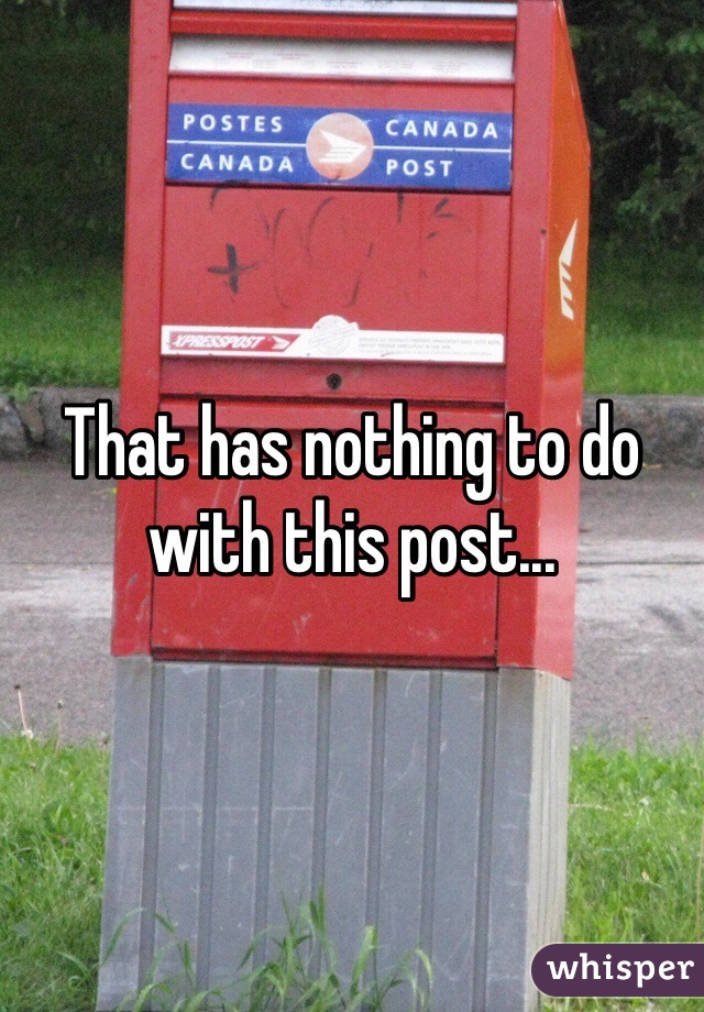 That has nothing to do with this post...