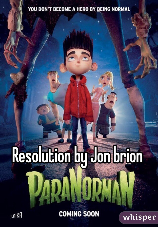 Resolution by Jon brion