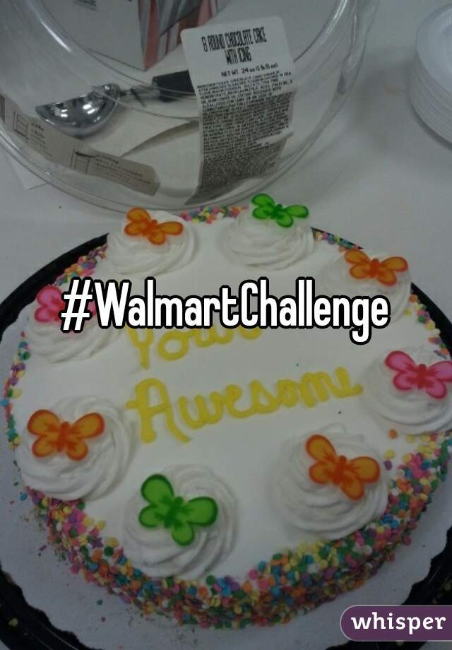 #WalmartChallenge