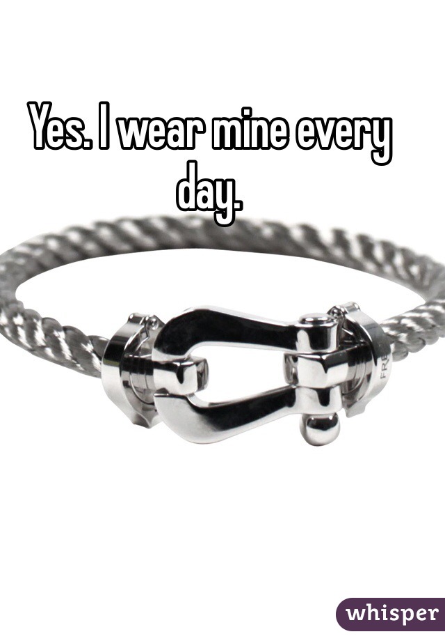 Yes. I wear mine every day. 