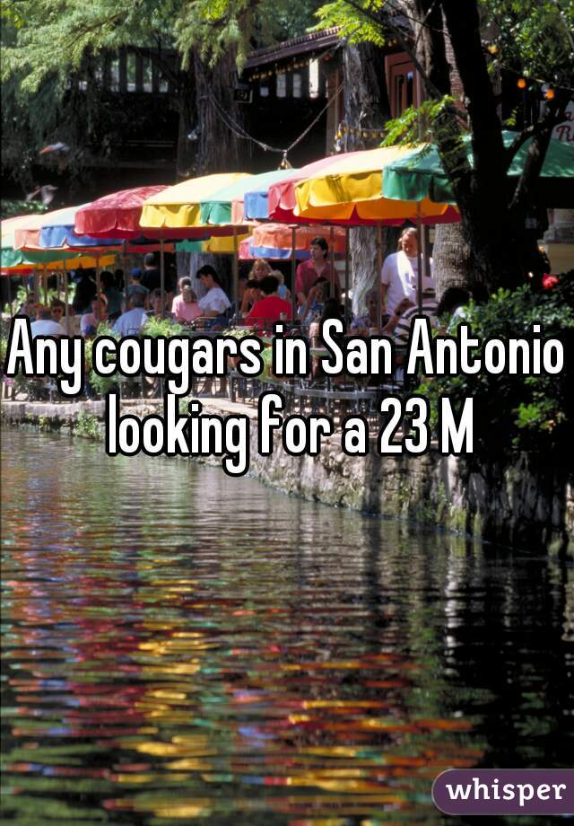 Any cougars in San Antonio looking for a 23 M