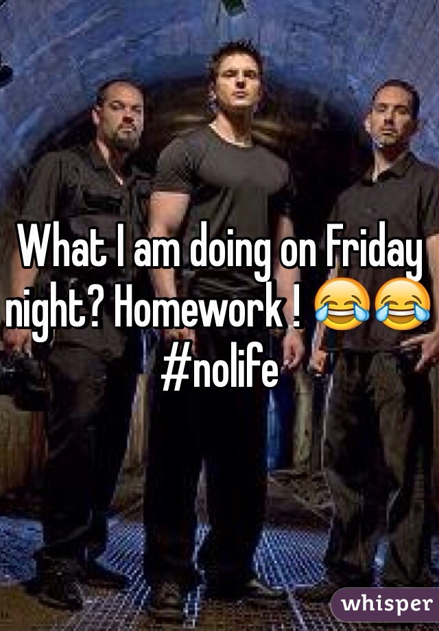 What I am doing on Friday night? Homework ! 😂😂 #nolife 