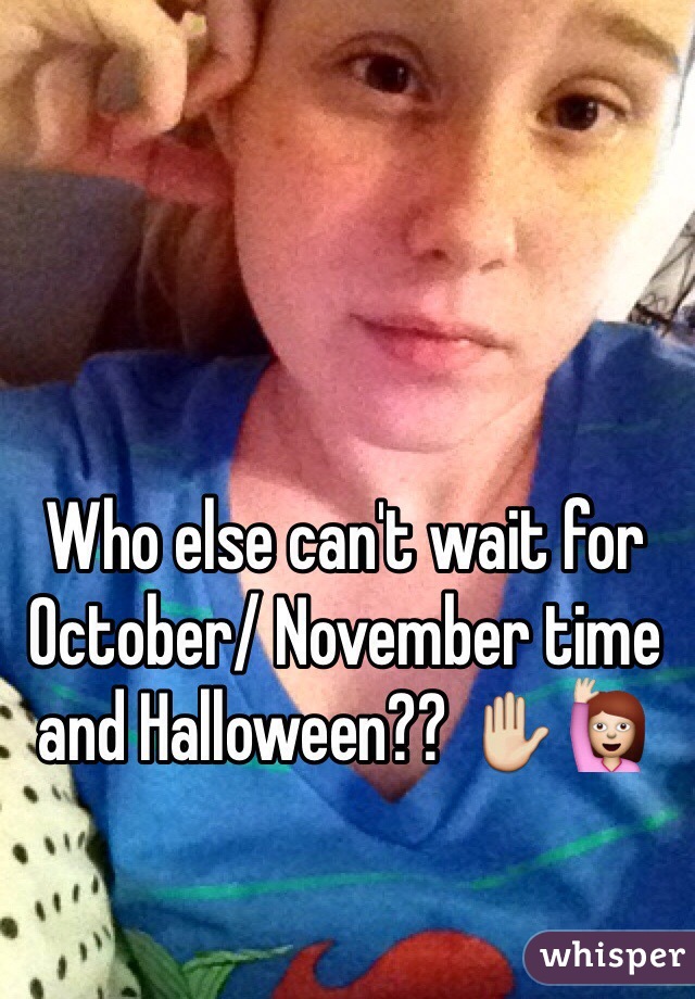 Who else can't wait for October/ November time and Halloween?? ✋🙋