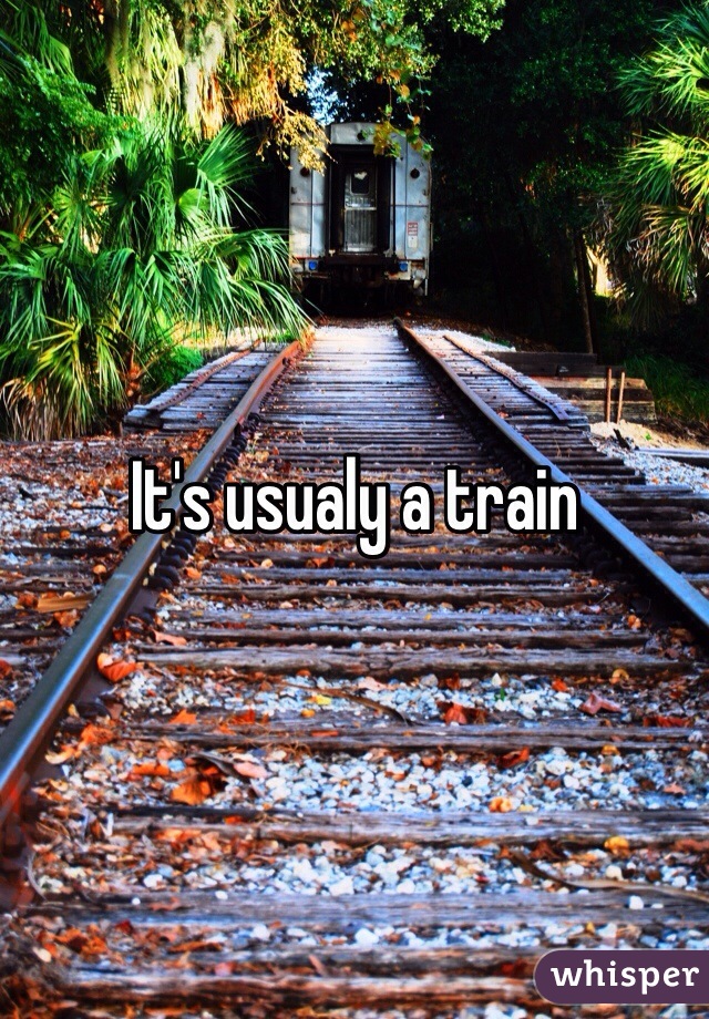 It's usualy a train