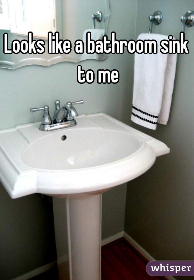 Looks like a bathroom sink to me