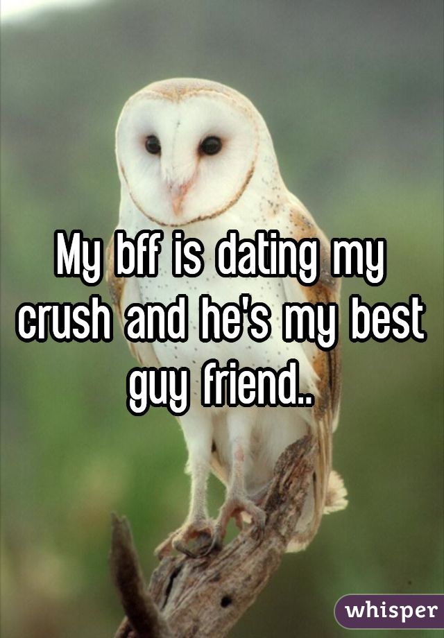 My bff is dating my crush and he's my best guy friend..